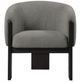Coaster® Valdez Brown Upholstered Barrel Back Accent Chair-1