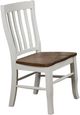 Winners Only® Pacifica Rustic Brown/White Dining Side Chair-0