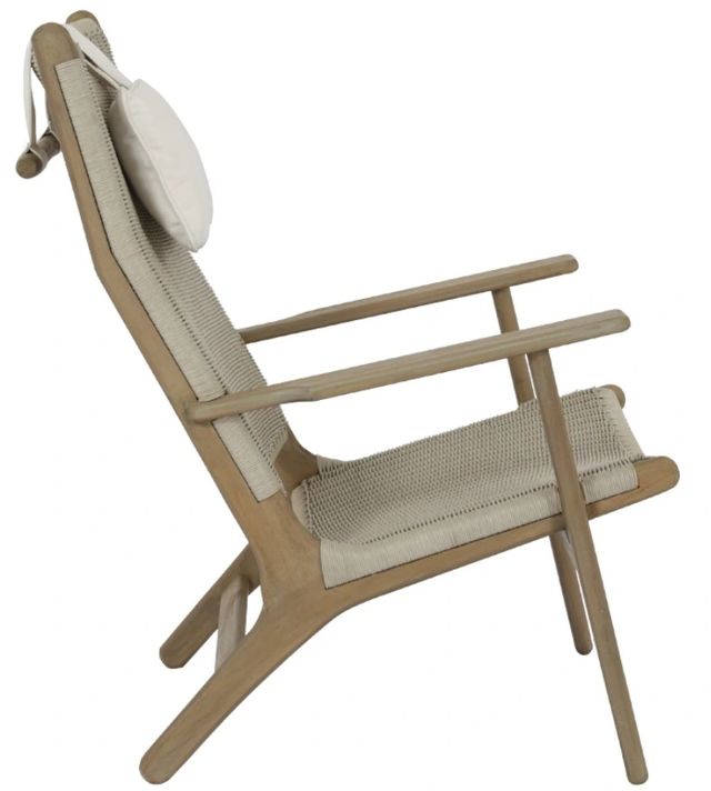 Sunset West Sedona Natural Natural Materials/Wooden Outdoor High Back Chair -3