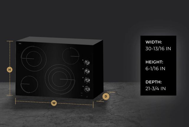 JennAir® 30" Black Electric Cooktop-1