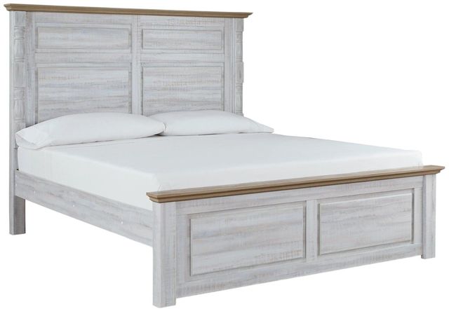Signature Design by Ashley® Haven Bay Two-Tone King Panel Bed-1