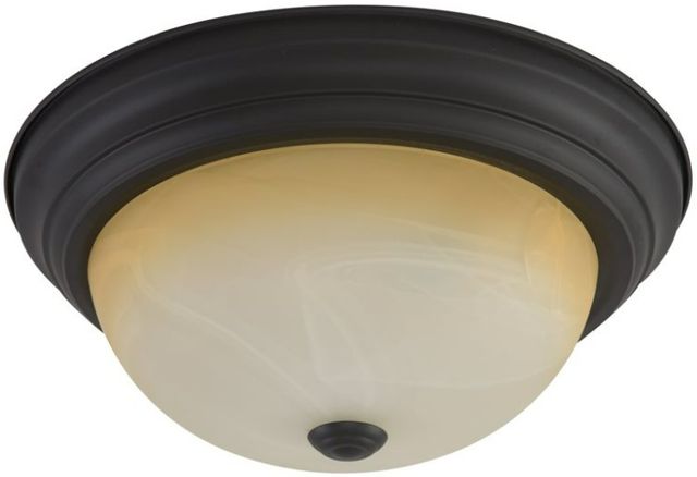 YHD Venetian Bronze 2-Light Flush Mount Lighting-2