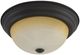 YHD Venetian Bronze 2-Light Flush Mount Lighting-2
