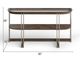 Magnussen Home® Elora Glass Top Walnut Sofa Table-2