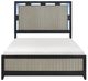 Homelegance® Garrison Charcoal/Gray Eastern King Panel Bed-2
