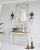 A & B Home Weathered White Candle Holder-3