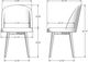 Amisco Customizable Zahra Dining Side Chair-2