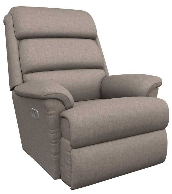 La-Z-Boy® Astor Mushroom Power Rocking Recliner with Headrest-0