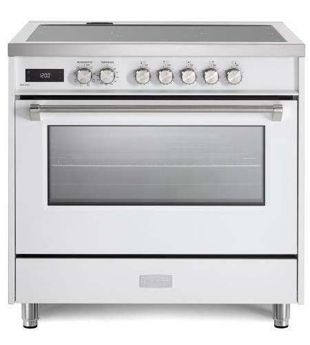 Verona® Ultima 36" White Pro Style Induction Range