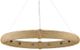 Currey & Company Portmeirion Abaca/Satin Black Large Chandelier-1