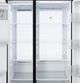 GE® 36" 27.7 Cu. Ft. Fingerprint Stainless Side-By-Side Refrigerator with LED Light Walls and Extra Tall Dispenser-2