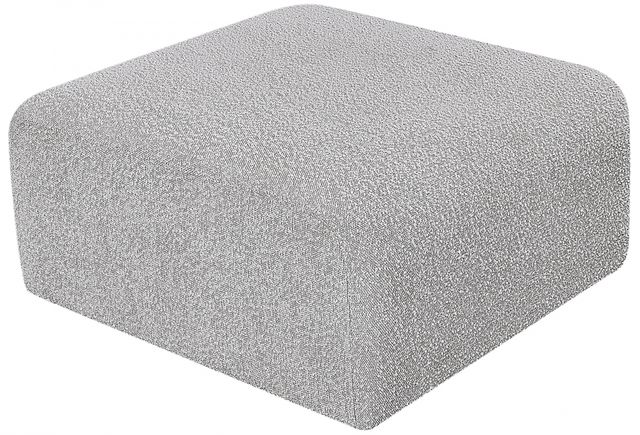 Meridian Furniture Arc Gray Ottoman-0