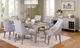 Furniture of America® Diocles 2-Piece Gray/Silver Dining Side Chair Set-3