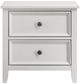 Homelegance® Donahue White Nightstand-2