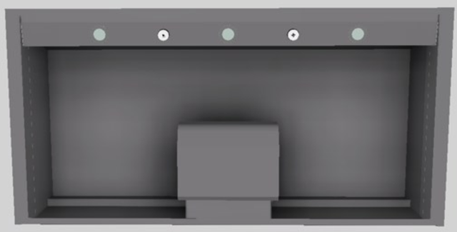 Vent-A-Hood® Designer Series 48" Gunsmoke Wall Mounted Range Hood-3
