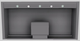 Vent-A-Hood® Designer Series 48" Gunsmoke Wall Mounted Range Hood-3