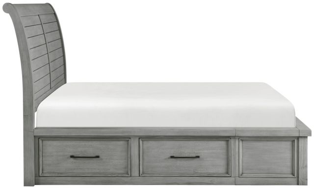 Homelegance® Logandale Antique Gray Queen Storage Sleigh Bed-3