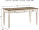 Signature Design by Ashley® Realyn Brown/White Lift Top Office Desk-2