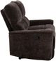 Coaster® Navarro Dark Brown Chenille Upholstered Manual Recining Loveseat-2