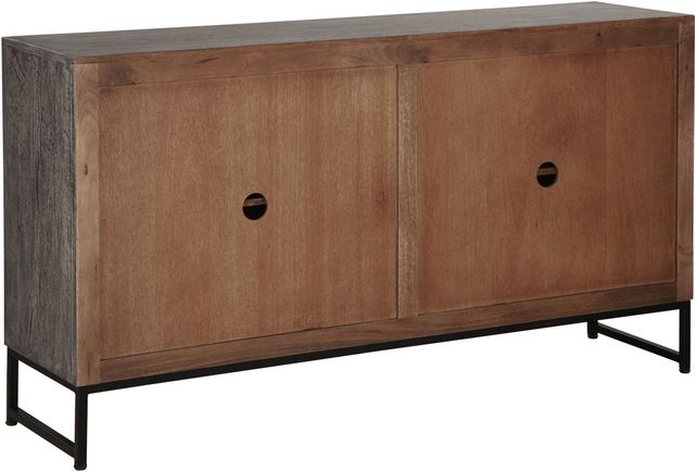 Signature Design by Ashley® Treybrook Distress Grey Accent Cabinet-3