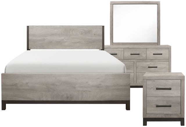 Homelegance® Zephyr 4-Piece Gray Queen Bedroom Set-0