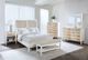 Coaster® Bexhill White Eastern King Upholstered Panel Bed-3