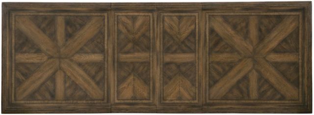 Hooker® Furniture Hill Country Bandera Saddle Brown Dining Table with Anthracite Black Base-2