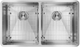 Elkay Crosstown® 5-Piece Polished Satin 31-1/2" x 18-1/2" x 9" Equal Double Bowl Undermount Sink Set-1