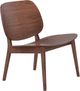 Zuo® Modern Priest Walnut Lounge Chair-0