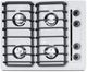 Summit® 24" White Gas Cooktop-0