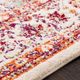 Surya Chelsea Bright Orange Multi 5'x7' Area Rug-3