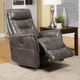 Parker House® Gemini Flint Power Swivel Glider Recliner-1