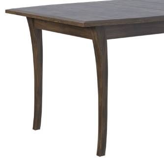 Country View Woodworking Customizable Henderson Sap Cherry Top 38" Dining Table with Brown Maple Base-1