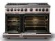 Viking® 7 Series 48'' Blush Pro Style Dual Fuel Range with Griddle-1