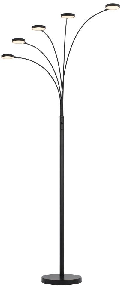Cal® Lighting & Accessories Malibu Dark Bronze Floor Lamp-1