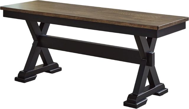 Signature Design by Ashley® Wildenauer 6-Piece Brown/Black Dining Table Set-3
