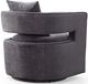 TOV Furniture Kennedy Grey Swivel Chair-1