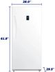 Element® 13.8 Cu. Ft. White Upright Freezer -2