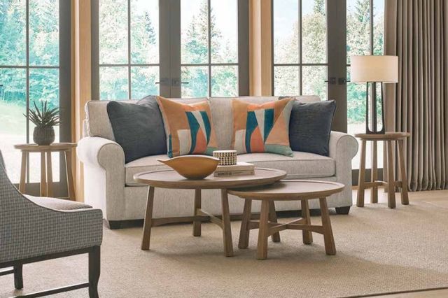 Hammary® Milo Butterscotch Round End Table-1