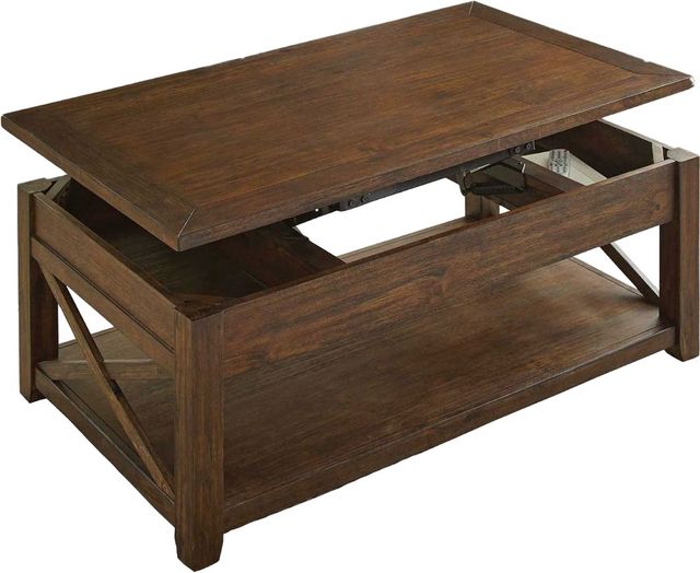 Steve Silver Co. Lenka Mocha Oak Cocktail Table-0