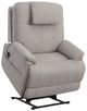 Flexsteel® Zecliner Model 1 Dove Fabric Power Lift Recliner-3
