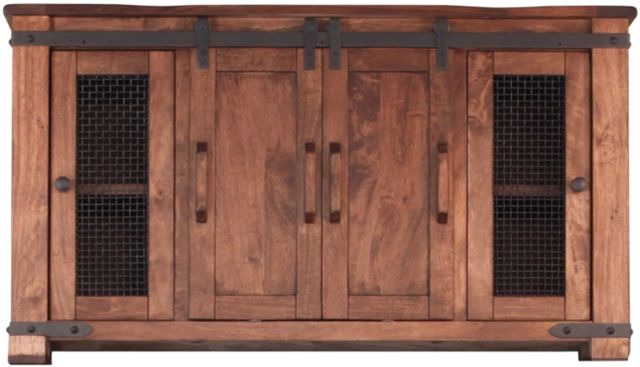 International Furniture Direct Parota Brown 70" TV Stand-0