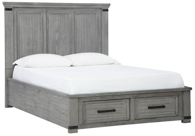 Signature Design by Ashley® Russelyn Gray Queen Storage Panel Bed-0