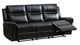 Mazin Furniture Emerson Black Manual Reclining Sofa -1