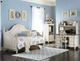 Homelegance® Cinderella Antique White/Gray Writing Youth Desk with Hutch-1
