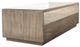 Riverside Furniture Sophie Glass Top Rectangular Coffee Table with Natural Base-2