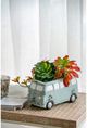 A & B Home Blue Mini Van Planter-5