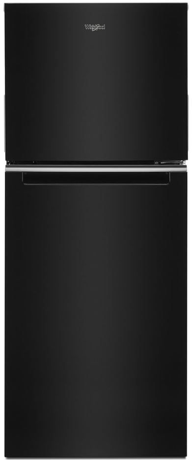 Whirlpool® 11.6 Cu. Ft. Black Counter Depth Top Freezer Refrigerator-0