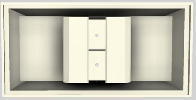 Vent-A-Hood® Designer Series 60" Biscuit Island Range Hood-3