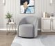 Homelegance® Dalhart Light Gray Swivel Chair-1